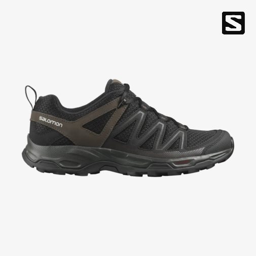 Salomon Pathfinder Men's Hiking Shoes Black | CA 17N65